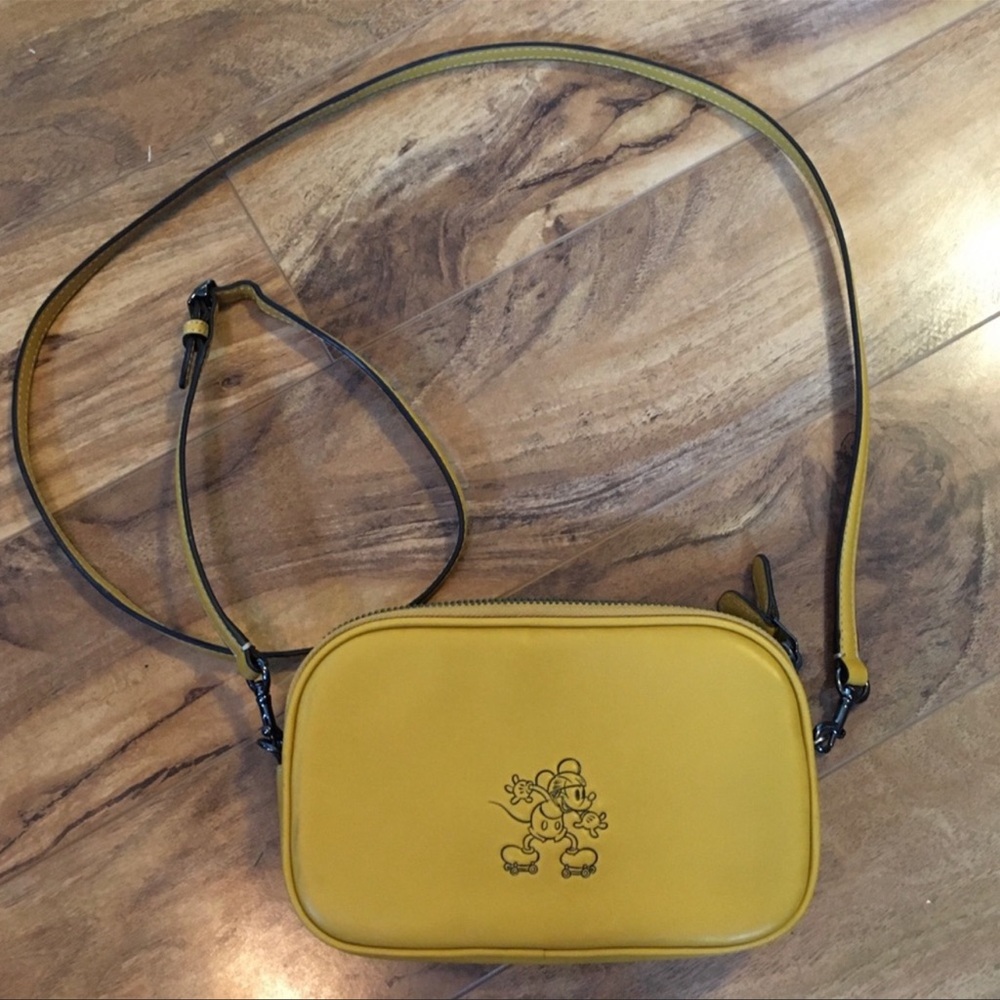 Disney × COACH Mickey Crossbody Clutch Flax
Yellow Crossbody